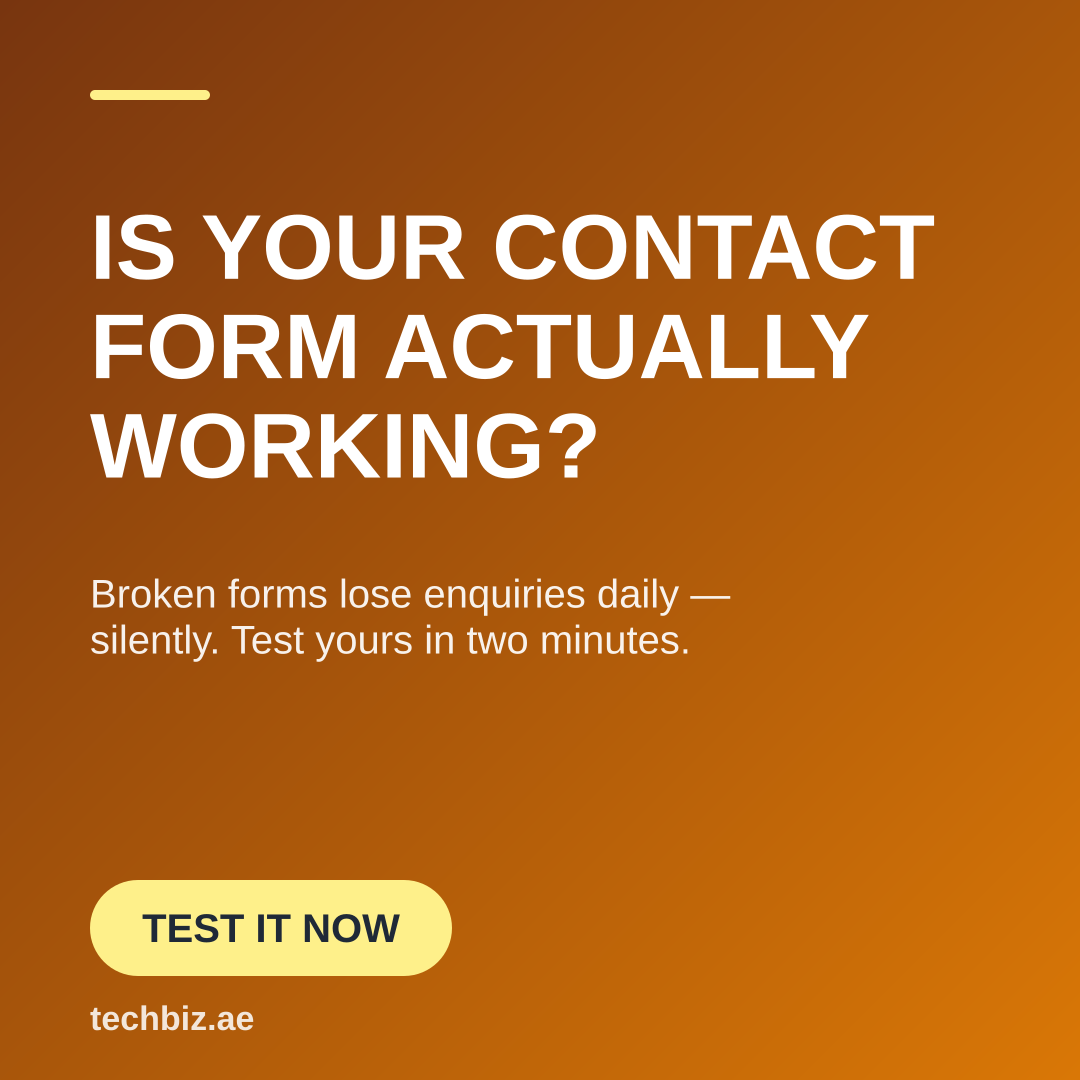 Un formular de contact nu anunță când încetează să funcționeze.
